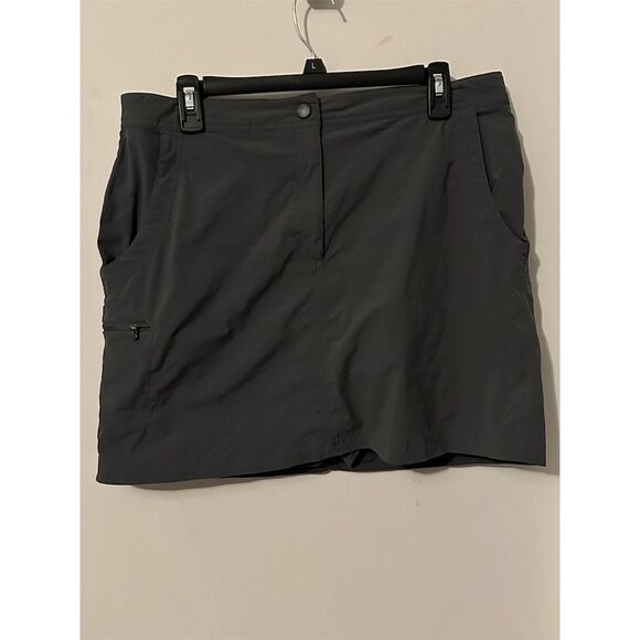Lands End Women's Gray Skort Size 12 Activewear with Pockets - Picture 1 of 4